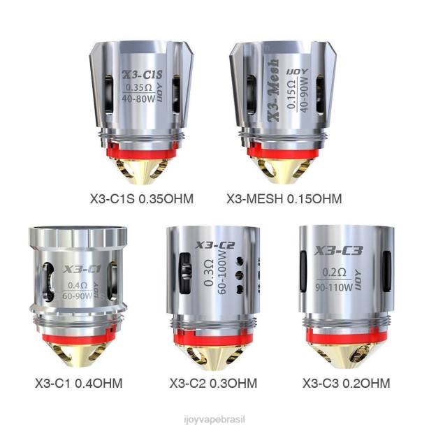 iJOY Captain x3 bobinas de reposição (pacote de 3)DZZ6109 iJOY vape review