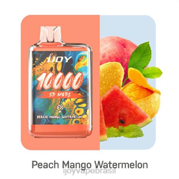 melancia manga pêssego