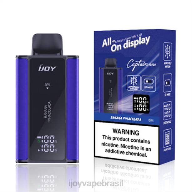 iJOY Bar Captain descartável algodão doce de morango DZZ695 iJOY store
