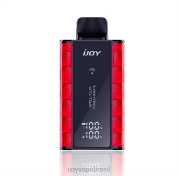iJOY Captain 10.000 vapores maçã, ameixa, romã DZZ629 iJOY vape review
