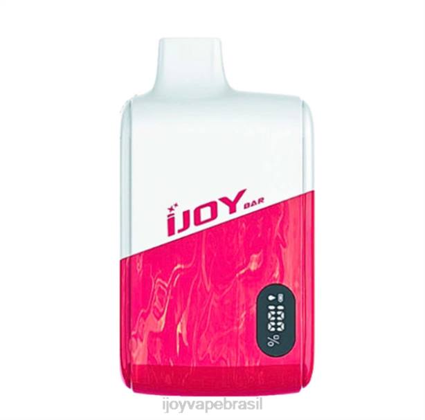 iJOY Bar Smart Vape 8.000 baforadas melancia manga pêssego DZZ619 iJOY vape review