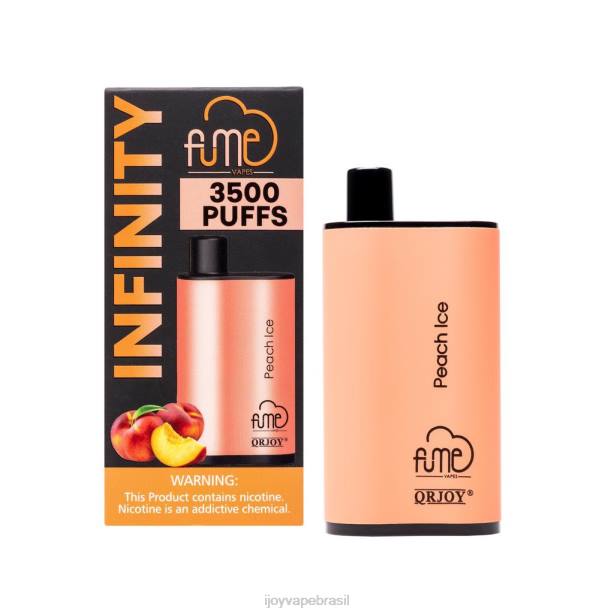 iJOY Fume Infinity 3.500 baforadas descartáveis ​​| 12ml gelo de pêssego DZZ6104 iJOY vapes for sale