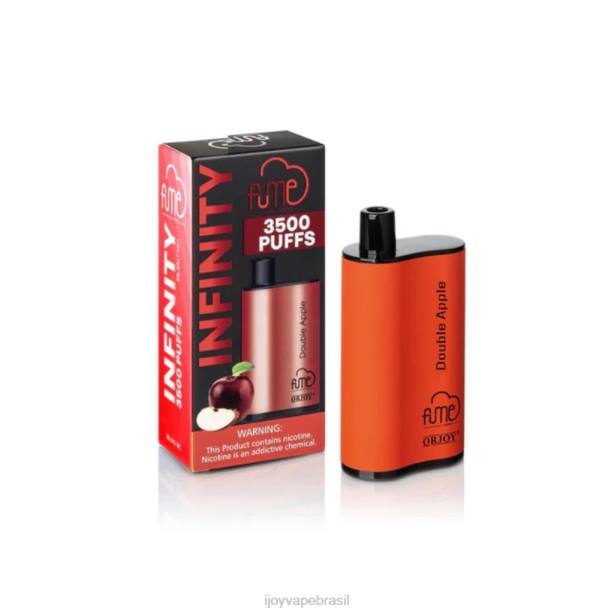 iJOY Fume Infinity 3.500 baforadas descartáveis ​​| 12ml maçã dupla DZZ6101 iJOY vape brasil
