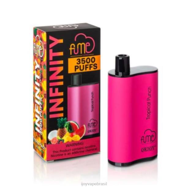 iJOY Fume Infinity 3.500 baforadas descartáveis ​​| 12ml soco tropical DZZ6108 iJOY vape disposable