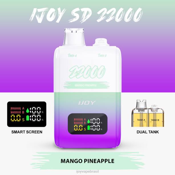 iJOY SD 22000 descartável abacaxi manga DZZ6157 iJOY vape flavors