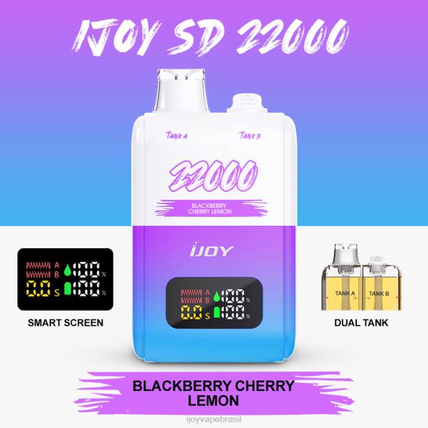 iJOY SD 22000 descartável amora cereja limão DZZ6147 iJOY vape flavors