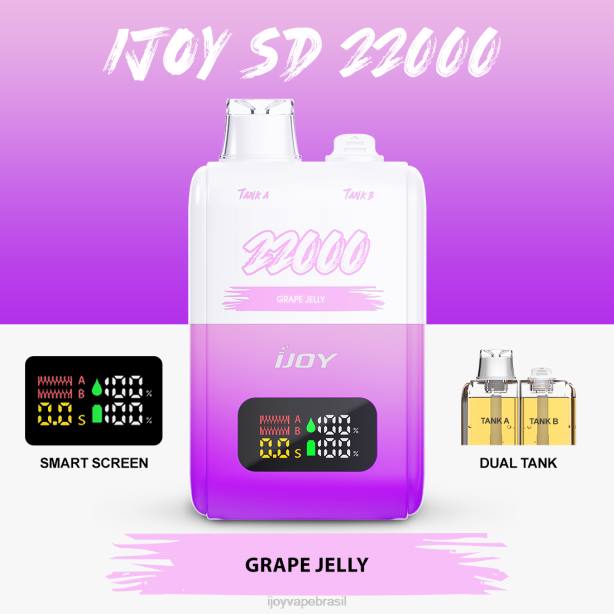 iJOY SD 22000 descartável geleia de uva DZZ6153 iJOY vape order online
