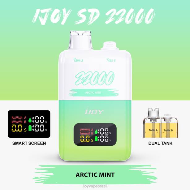iJOY SD 22000 descartável hortelã ártica DZZ6146 iJOY vape shop