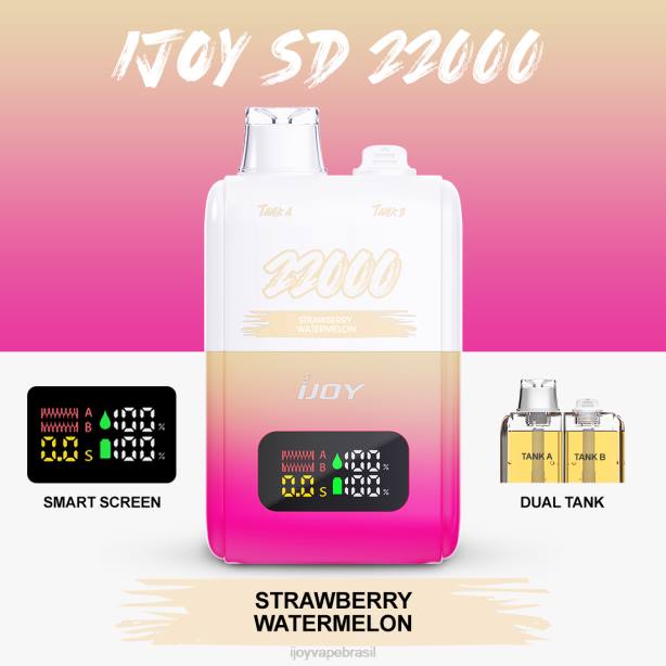 iJOY SD 22000 descartável melancia morango DZZ6158 iJOY vape disposable